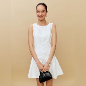 REFORMATION Keoni Linen Dress 8 NEW